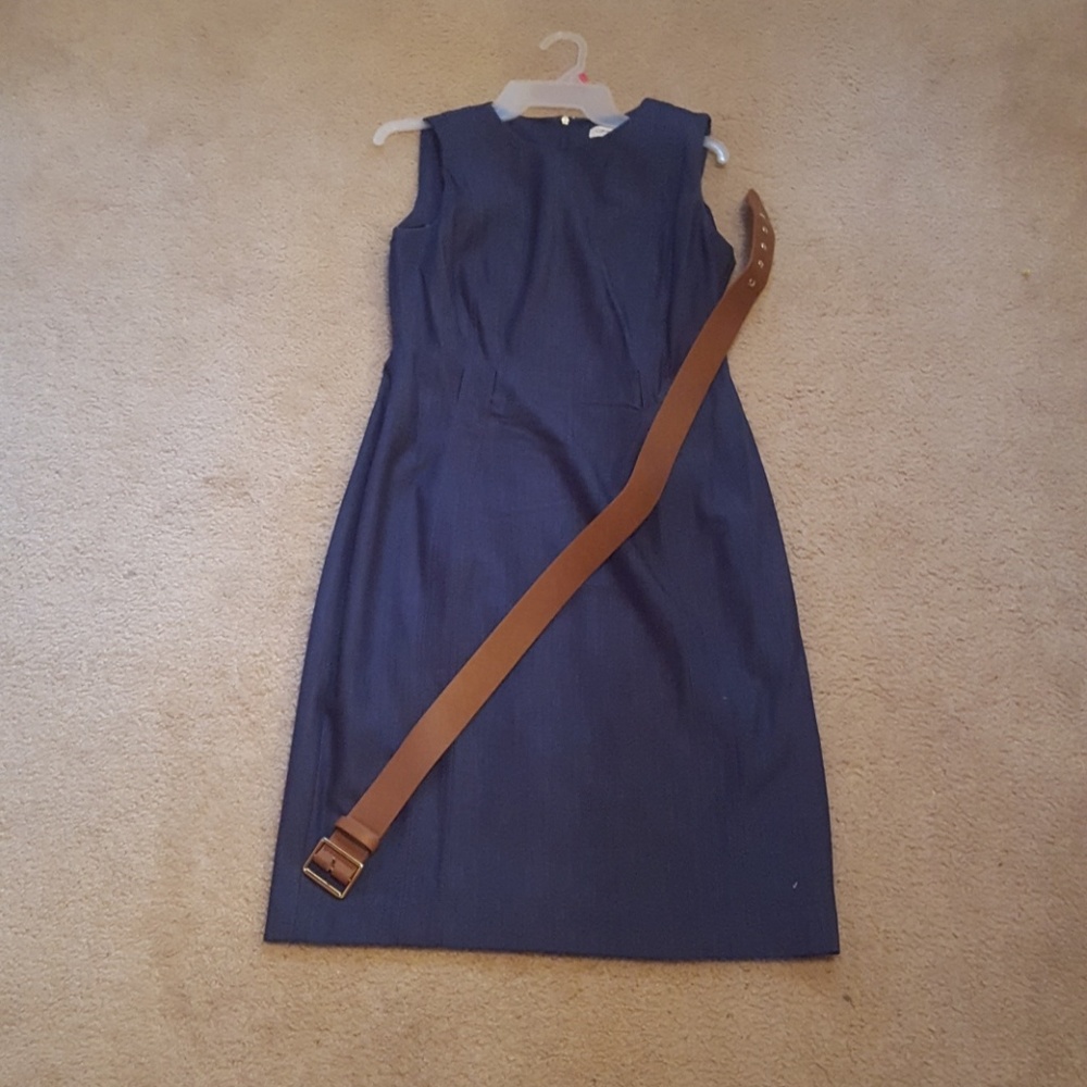 Calvin Klein semi-fitted denim color